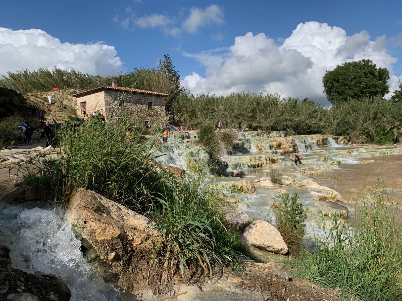 cascate del mulino di Saturnia Maremma Toscana